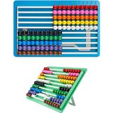 Artlantis Raylı Mishap Mavi Renk 1 Adet Sayı Sayma Boncuğu Lüks Renkli Abaküs Okul Öncesi 1. Sınıflar Için - 15x23 cm - Standart