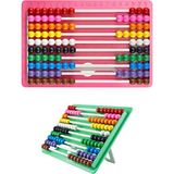 Artlantis Raylı Mishap Pembe Renk 1 Adet Sayı Sayma Boncuğu Lüks Renkli Abaküs Okul Öncesi 1. Sınıflar Için - 15x23 cm - Standart