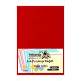 Artlantis Renkli A-4 Fotokopi Kağıdı 25 Li 1 Paket Artlantis Fotokopi Renkli A4 Kağıdı - Kırmızı