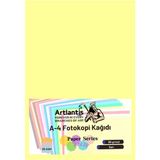 Artlantis Renkli A-4 Fotokopi Kağıdı 25 Li 1 Paket Artlantis Fotokopi Renkli A4 Kağıdı Sarı