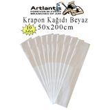 Artlantis Renkli Krapon Kağıdı 50x200 cm 10 Adet Renkli Grapon Kağıdı Okul Sınıf Etkinlik Kreş Okul Öncesi Kır
