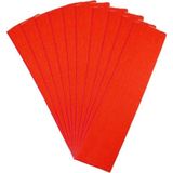 Artlantis Renkli Krapon Kağıdı 50X200 cm 10 Adet Renkli Grapon Kağıdı Okul Sınıf Etkinlik Kreş Okul Öncesi Kırapon Grafon Kırmızı - 41 Delft Blue