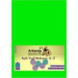 Artlantis Renkli Mukavva A3 10 Lu 1 Paket 1.0 mm Sert Renkli Mukavva Kalın Okul Öncesi Anasınıfı Kreş Etkinlik Proje - Açık Yeşil