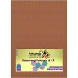Artlantis Renkli Mukavva A3 10 Lu 1 Paket 1.0 mm Sert Renkli Mukavva Kalın Okul Öncesi Anasınıfı Kreş Etkinlik Proje - Kahverengi