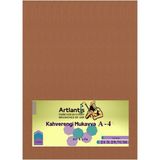 Artlantis Renkli Mukavva A4 10 Lu 1 Paket 1.0 mm Sert Renkli Mukavva Kalın Okul Öncesi Anasınıfı Kreş Etkinlik Proje - Kahverengi