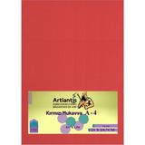 Artlantis Renkli Mukavva A4 10 Lu 1 Paket 1.0 mm Sert Renkli Mukavva Kalın Okul Öncesi Anasınıfı Kreş Etkinlik Proje - Kırmızı