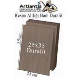 Artlantis Resim Altlığı Duralit 25X35 cm 1 Adet Ham Mdf Çok Amaçlı Kullanım 3 mm Kalınlığında Durolit - Standart - Naturel