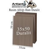 Artlantis Resim Altlığı Duralit 35X50 cm 1 Adet Ham Mdf Çok Amaçlı Kullanım 3 mm Kalınlığında Durolit - Standart - Naturel