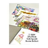 Artlantis Resim Defteri 15 Yaprak 25x35 Cm 1 Adet Spiralli Orta Boy Telli Resim Defteri Karton Kapak 110 Gr Öğrenci Okul Çok Renkli