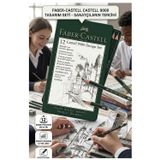 Artlantis Resim Kalemi Teneke Kutu Faber Castell Dereceli Kalem Seti Karakalem 12 li Set 5B 4B 3B 2B B HB F H 2H 3H 4H 5H