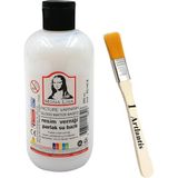 Artlantis Resim Verniği 250 ml Su Bazlı 1 Adet ve Zemin Fırçası Resim Parlatıcı Vernik Hobi Sanat Akrilik Guaj Yağlı Boya
