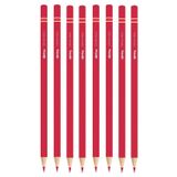 Artlantis Rotring Kırmızı Kalem 8 Adet Kırmızı Kurşun Kalem Kırmızı Kopya Kalemi Başlık Kalemi Öğrenci Okul