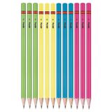 Artlantis Rotring Neon Kurşun Kalem 12 Li 1 Paket Renkli Kurşun Kalem Mavi Yeşil Sarı Pembe HB Kurşun Kalem