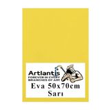 Artlantis Sarı Eva 50x70 cm 1 Adet Eva Süngeri Okul Kreş Anasınıfı Elişi Etkinlikleri