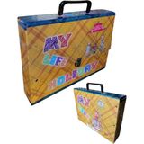 Artlantis Sarı Saplı Klasör 1 Kolplu Öğrenci Klasörü 32X24X7 cm Sert Mukavva Malzeme