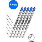 Artlantis Scrikss Mavi Tükenmez Kalem Yedeği Metal 0.7mm 5 Adet Tükenmez Kalem Refili Tükenmez Kalem Yedeği - 1.0 mm - Standart