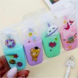 Artlantis Şeker Unicorn Fosforlu Kalem 4 Renk 1 Paket 4 Lü Mini Unicorn Işaretleme Kalemi Şeffaf Kalemlik Içinde - Çok Renkli - Standart