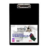 Artlantis Sekreterlik Kapaklı Siyah A-4 Pvc 1 Adet Okul Büro Ofis Öğrenci