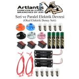 Artlantis Seri ve Paralel Elektrik Devresi 1 Paket Basit Elektrik Devresi Deney Seti Eğitici İş Eğitimi Seti