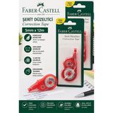 Artlantis Şerit Daksil Beyaz 5MMX12 Metre 2 Adet Faber Castell Şerit Düzeltici Şerit Silici Yazı Silici Büro Ofis Okul - Standart