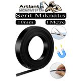 Artlantis Şerit Mıknatıs Magnet 1 Metre 1 Adet 1 cm 1 Metre Esnek Kaliteli Metal Yüzeye Yapışan Manyetik Mıkna