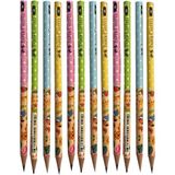 Artlantis Sevimli Dostlar Yuvarlak Kurşun Kalem 12 Adet 1 Paket Faber Kurşun Kalem 2b Siyah Kurşun Kalem Sevimli Dostlar Desenli 2b Kalem - Çok Renkli - Standart