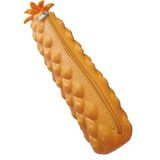 Artlantis Silikon Ananas Kalemlik Sarı 1 Adet Silikon Kalem Kutusu Eğlenceli Sevimli Ananas Figürlü Hediyelik Kalemlik - Standart
