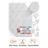 Artlantis Simli Karton A3 30x40 cm 5 li 1 Paket Simli Fon Kartonu Parıltılı Kağıt Anasınıfı Kreş Etkinlik Proj
