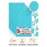 Artlantis Simli Karton A3 30x40 cm 5 li 1 Paket Simli Fon Kartonu Parıltılı Kağıt Anasınıfı Kreş Etkinlik Proje Dekoratif