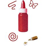Artlantis Simli Yapıştırıcı 50 gr 1 Adet Bubu Simli Uhu 6 Lı Anasınıfı Kreş Süsleme Etkinlik Yıkanabilir Zararsız - Kırmızı