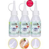 Artlantis Sıvı Silikon Yapıştırıcı 250 ml 3 Adet Brons Silikon Yapıştırıcı Sıvı 250 gr Plastik Cam Mermer Kağıt Karton Tahta Köpük