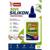 Artlantis Sıvı Silikon Yapıştırıcı 50 ml 1 Adet Mikro Silikon Yapıştırıcı Sıvı 50 gr Plastik Cam Mermer Kağıt Karton Tahta Köpük - Şeffaf