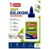Artlantis Sıvı Silikon Yapıştırıcı 50 ml 1 Adet Mikro Silikon Yapıştırıcı Sıvı 50 gr Plastik Cam Mermer Kağıt