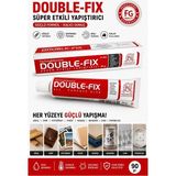 Artlantis Sıvı Yapıştırıcı 90 gr Tüp Double-Fix Çok Amaçlı Kuvvetli Yapıştırıcı 1 Adet Okul Büro Yapıştırıcısı Kağıt Karton - Şeffaf