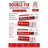Artlantis Sıvı Yapıştırıcı 90 Gr Tüp Double-Fix Çok Amaçlı Kuvvetli Yapıştırıcı 2 Adet Okul Büro Yapıştırıcısı Kağıt Karton