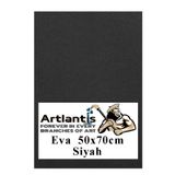 Artlantis Siyah Eva 50x70 cm 1 Adet Eva Süngeri Okul Kreş Anasınıfı Elişi Etkinlikleri