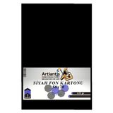 Artlantis Siyah Fon Kartonu 50x70 cm 120 Gr 5 Adet 50*70 Fon Kartonu Hamurundan Boyama Orjinal Tam Siyah Renk