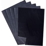 Artlantis Siyah Karbon Kağıdı A4 5 Adet 21X29,7 cm Kopya Kağıdı Transfer Kağıdı Renkli Karb