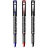 Artlantis Siyah Kırmızı Mavi Pilot Kalem Dna Gel Pen 3 Renk Scrikss Pilot Kalem 0.7 mm Roller Uçlu Ince Uçlu Likit Mürekkepli - 0.7mm - Standart