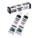 Artlantis Siyah Kontür Boyası 25 ml 2 Adet Cam Vitray Boyası Kontur Siyah Vitray Çalışması
