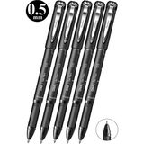 Artlantis Siyah Pilot Kalem Dna Gel Pen 5 Adet Scrikss Pilot Kalem 0.5mm Roller Uç Pilot Kalem Ince Uçlu Likit Mürekkepli Pilot - Standart