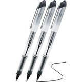 Artlantis Siyah Pilot Kalem UB-200 Vision Elite 0.8mm 3 Adet Uniball Pilot Kalem 0.8 mm Roller Uçlu Pilot Kalem İnce Uçlu Likit