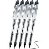 Artlantis Siyah Pilot Kalem UB-200 Vision Elite 0.8mm 5 Adet Uniball Pilot Kalem 0.8 mm Roller Uçlu Pilot Kalem Ince Uçlu Likit - Standart