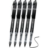 Artlantis Siyah Pilot Kalem UB-205 Vision Elite 0.5mm 5 Adet Uniball Pilot Kalem 0.5 mm Roller Uçlu Pilot Kalem Ince Uçlu Likit - Standart