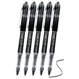 Artlantis Siyah Pilot Kalem UB-205 Vision Elite 0.5mm 5 Adet Uniball Pilot Kalem 0.5 mm Roller Uçlu Pilot Kalem İnce Uçlu Likit