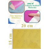 Artlantis Siyah Simli Karton A5 15X20 cm 10 Lu 1 Paket Simli Fon Kartonu Parıltılı Kağıt Anasınıfı Kreş Etkinlik Proje - Standart