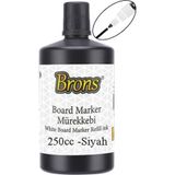 Artlantis Siyah Yazı Tahta Kalem Mürekkebi 250ml 1 Adet Brons Tahta Kalemi Mürekkebi Kolay Silinebilir 250gr Okul Sınıf Öğrenci