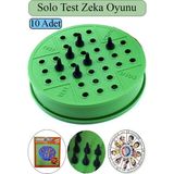Artlantis Solo Test Zeka Oyunu 10 Adet Plastik Solotest Beyin Jimnastiği Oyuncak Karne Sınıf Çocuk Hediyesi Dededen Toruna - Çok Renkli - Standart