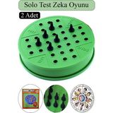 Artlantis Solo Test Zeka Oyunu 2 Adet Plastik Solotest Beyin Jimnastiği Oyuncak Karne Sınıf Çocuk Hediyesi Dededen Toruna Nostalji - Çok Renkli - Standart