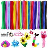 Artlantis Şönil Renkli 30 cm 100'LÜ 1 Paket Artlantis 30 cm Renkli Tüylü Tel 100 Lü 1 Paket - Karışık-Çok Renkli - Standart